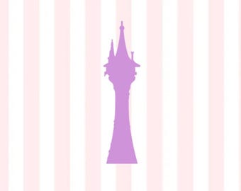 Rapunzel Inspired Tower Decal | Rapunzel Castle Vinyl Decal | Lost Princess Decal | Fairytale Decal | Rapunzel Decal Sticker |Rapunzel Decal