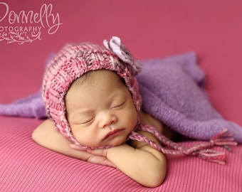 Knitting Pattern//PDF Pattern//Newborn Pattern//Knit Baby Hat//Newborn Hat//Baby Bonnet Pattern//Knit Your Own//Baby Shower Gift//Knitting