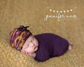 Knitting Pattern//Newborn Photo Prop//PDF Pattern//Newborn Hat//Knit Baby Hat//Knit Your Own//Newborn Pattern//Baby Accessory//Knitting