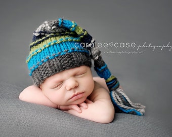 Knitting Pattern- Knit Baby Hat- Knitted Baby Hat- Newborn Photo Prop- Newborn Hat- Baby Accessory- Pattern- Baby Hat Knitting Pattern