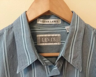 Silver label levis | Etsy