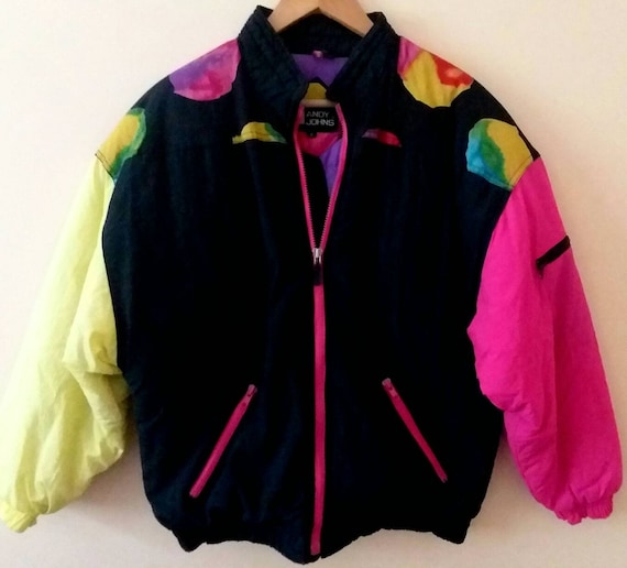 Andy Johns Ski Jacket Retro Andy Johns Jacket Neon