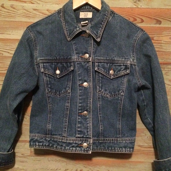 GAP Denim Jacket Women's Medium Jacket Vintage Gap Jacket Womens Denim Jacket Womens Denim Jacket Gap Jeans Womens Vintage Jacket Retro GAP