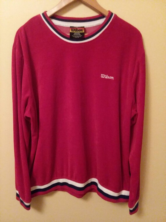 Wilson Sweatshirt Men's Sweatshirt Velvet Shirts M