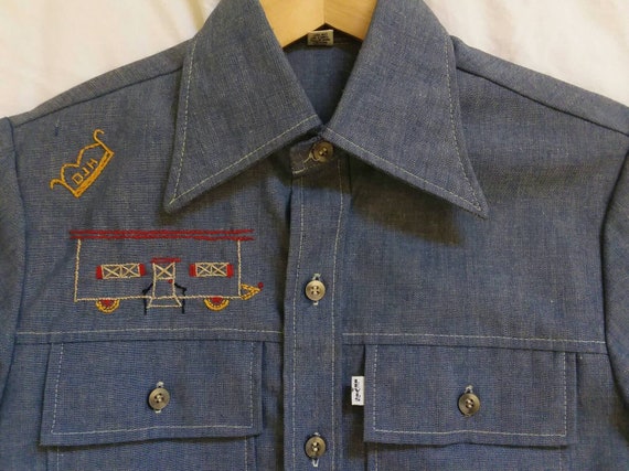 vintage levis shirt labels