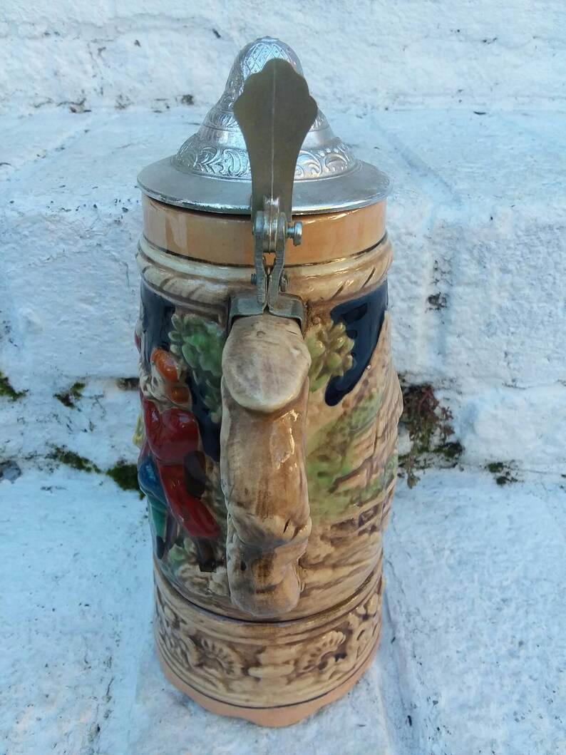 Musical German Beer Stein Collectible Beer Steins Music Box Etsy
