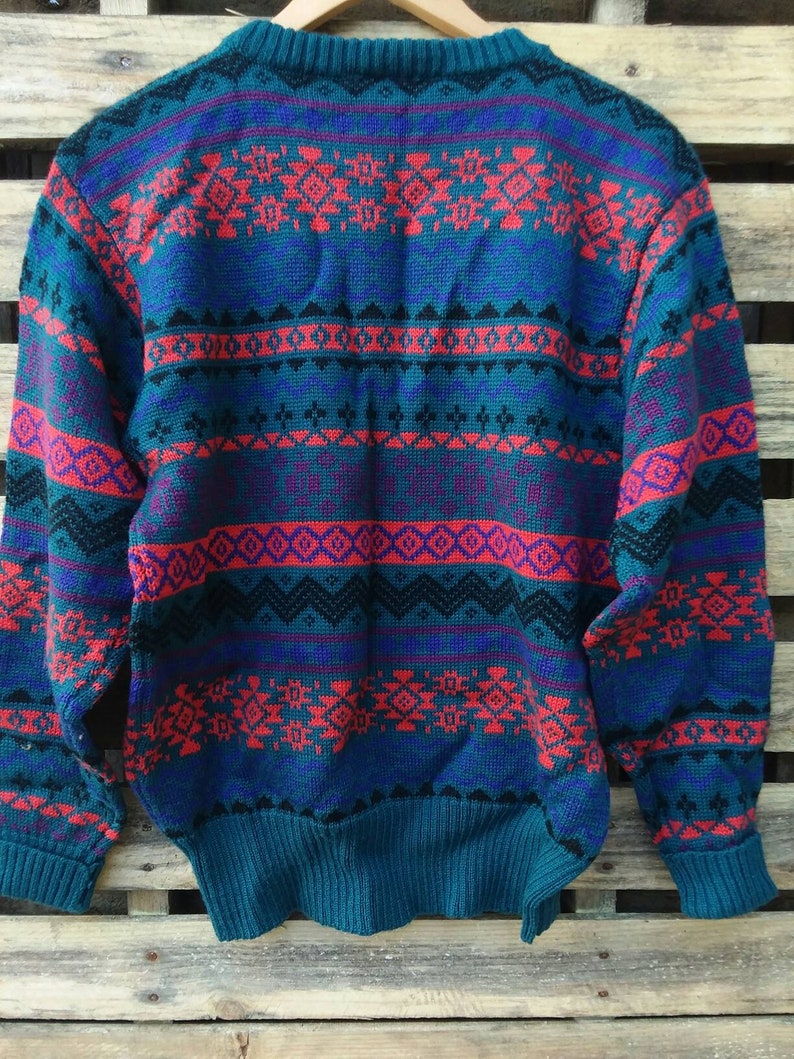 Vintage Meister Ski Sweater Meister Wool Sweater Retro 80s Ski | Etsy