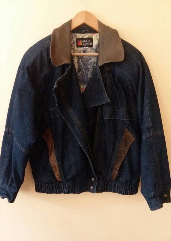 Andy Johns Denim Jacket Vintage Denim Jacket Bombe