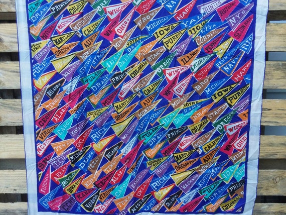 Berkshire College Handkerchief Vintage College Fla