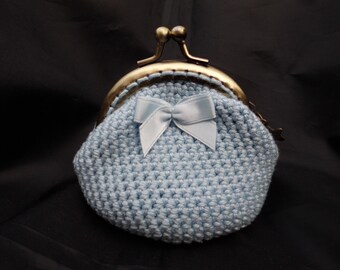 crocheted purse