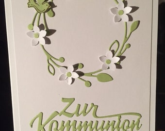 Karte zur Kommunion