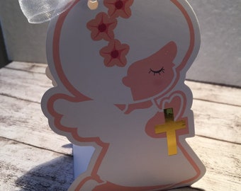 Guest gift for baptism/communion girl