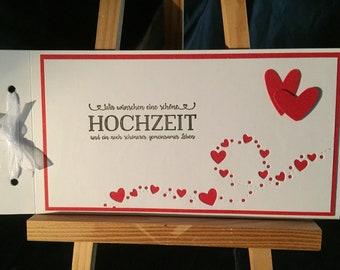 Geldgeschenk Karte Zur Hochzeit