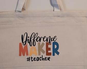 Teacher tote bags