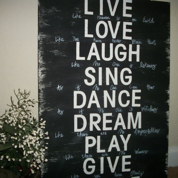 Laugh Love Dream - Etsy