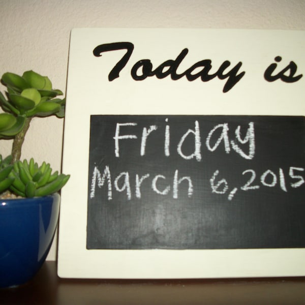 Chalkboard Calendar Etsy