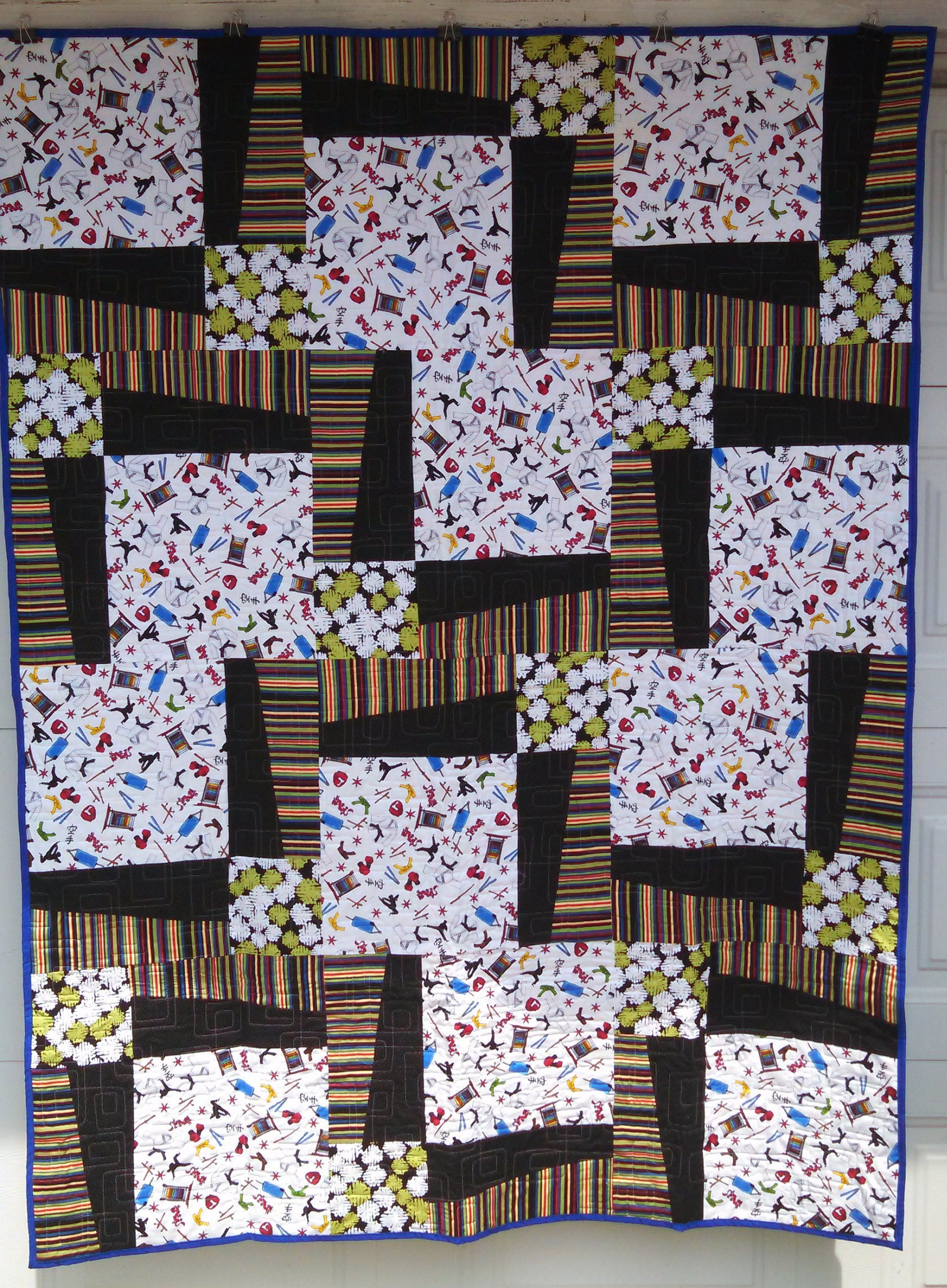 Karate Quilt Etsy