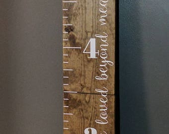 Custom Growth Chart Wood