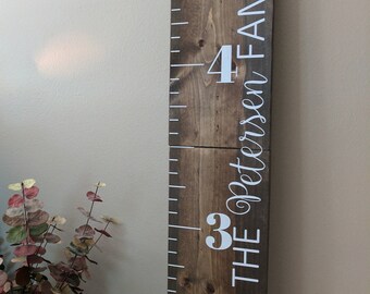 Wood growth chart ruler, custom growth chart, ruler, wooden growth chart, kids growth chart, rustic growth chart, growth ruler, kids decor