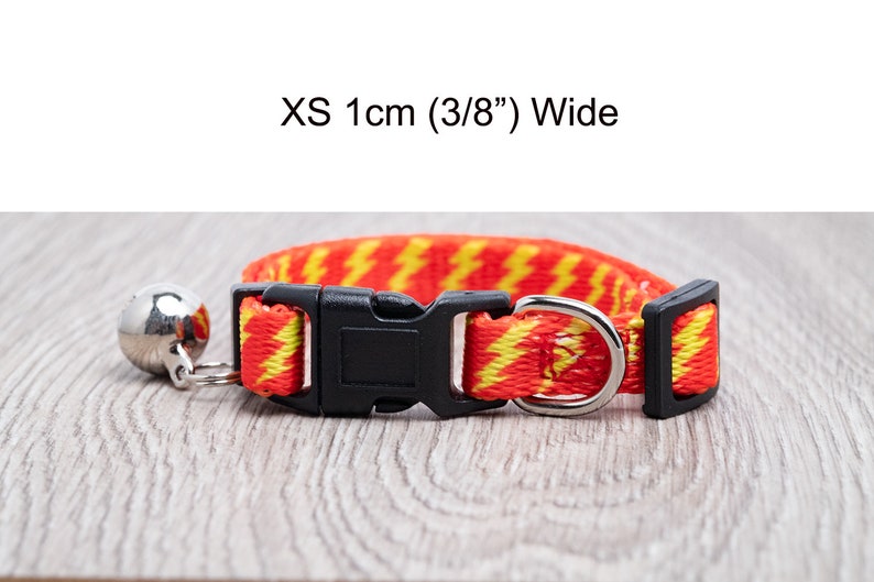 Lightning Bolt Dog Collar / Yellow Dog Collar / Australian Etsy