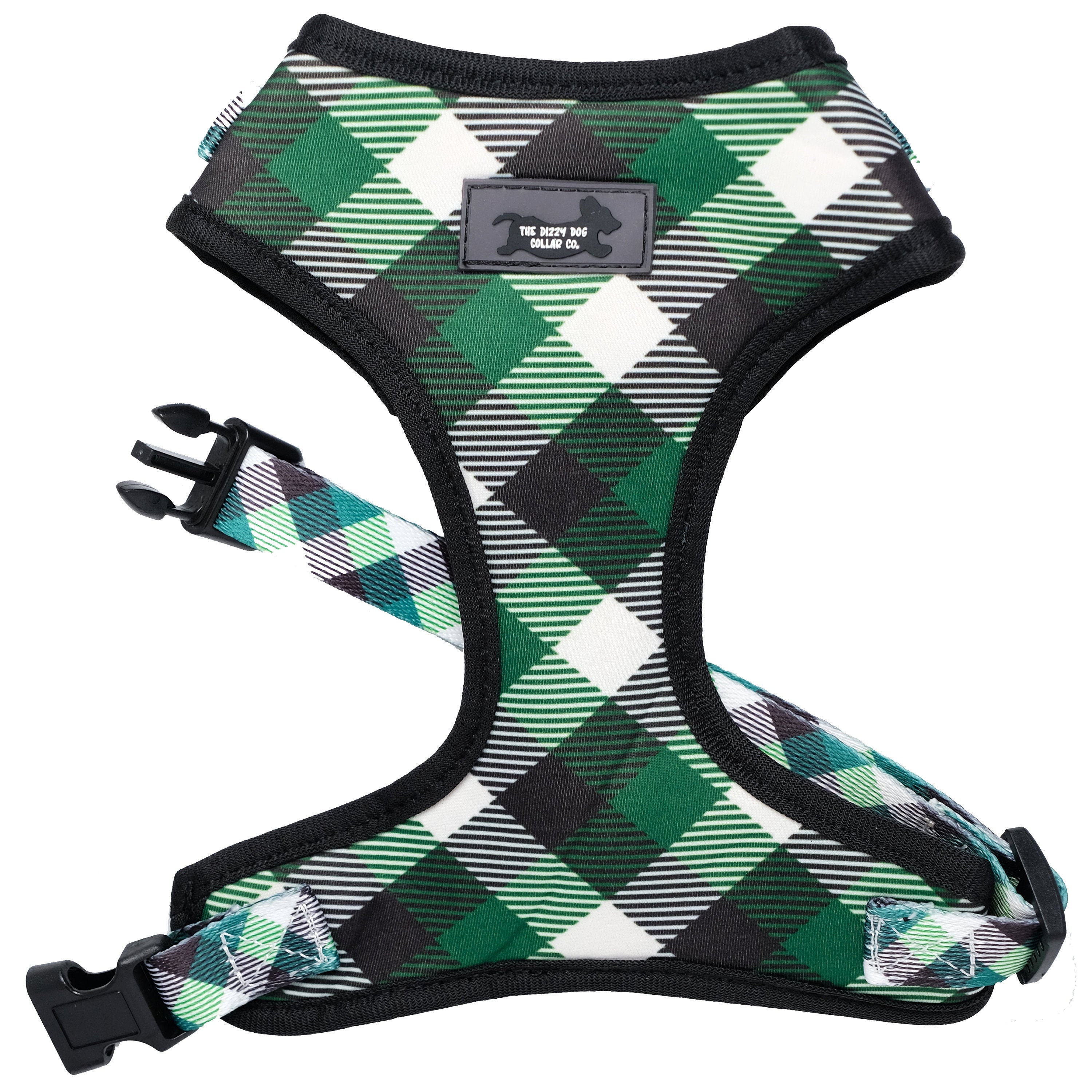 Green Plaid Dog Harness Dog Harness / Dog Harness Australia Etsy