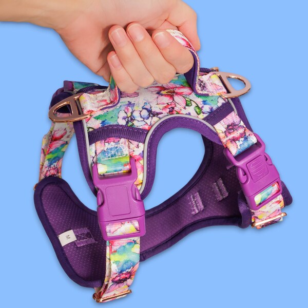 No Pull Dog Harness | Step in | Reflective | Heavy Duty | Easy Reach Handle | The Willow