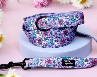 Lilac Floral | Dog Leash | Dog Lead