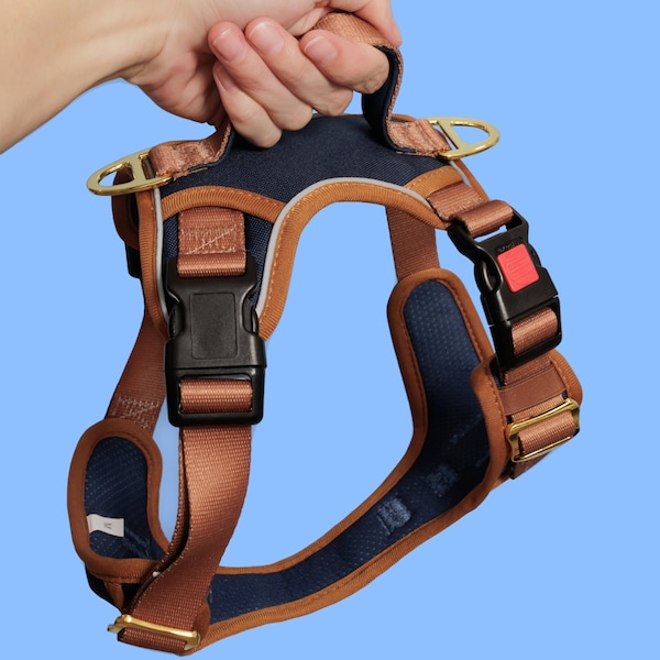 No Pull Dog Harness | Step in | Reflective | Heavy Duty | Easy Reach Handle | The Coco