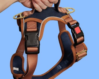 No Pull Dog Harness | Step in | Reflective | Heavy Duty | Easy Reach Handle | The Coco