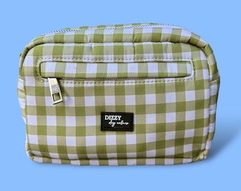 Adventure Pouch | Olive Gingham | Bum Bag