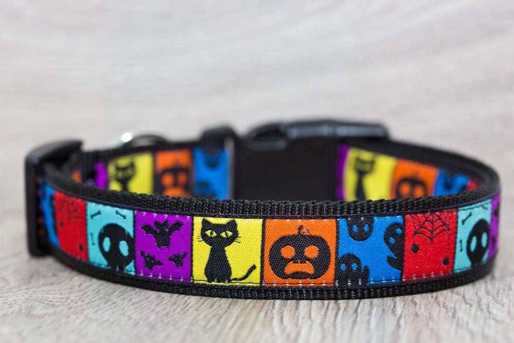 Halloween Dog Collar / SXL / Dog Collars Australia / Pumpkin Etsy