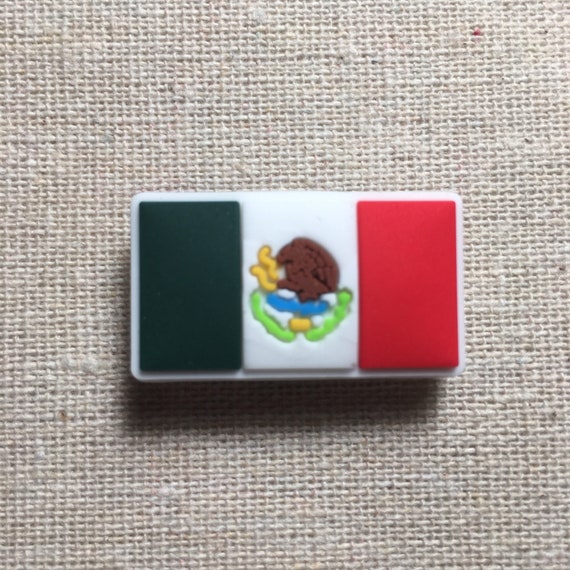 mexican flag charm for crocs