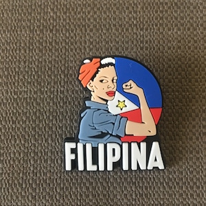 Filipino Filipina Croc Charm