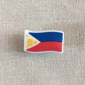 Waving Philippine Flag Croc Shoe Charm