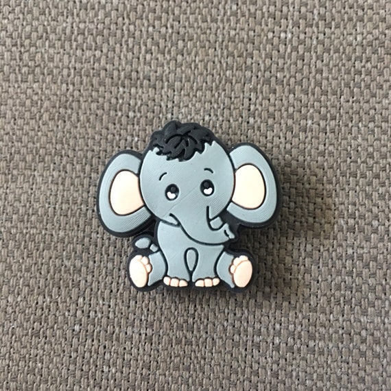 Elephant Croc Charm Etsy