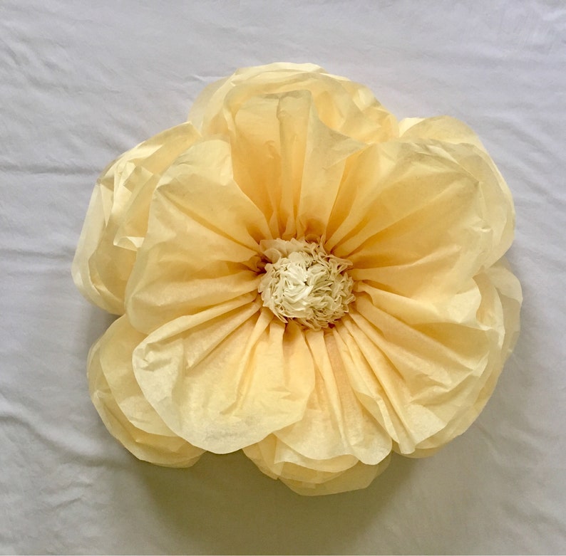 Giant Tissue Paper Flower Backdrop for Party Decor Wedding Etsy