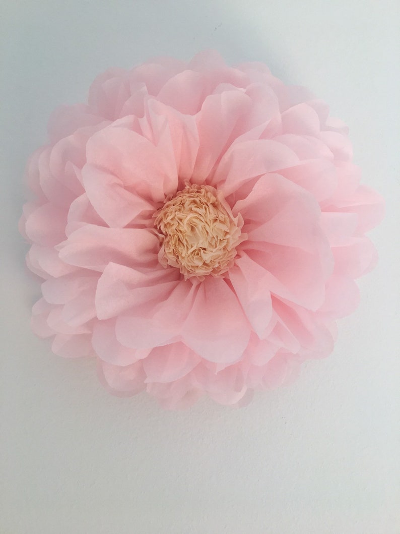 Giant tissue paper flowers for home and nursery decor, wall art, bridal showers, baby showers and birthday parties image 8