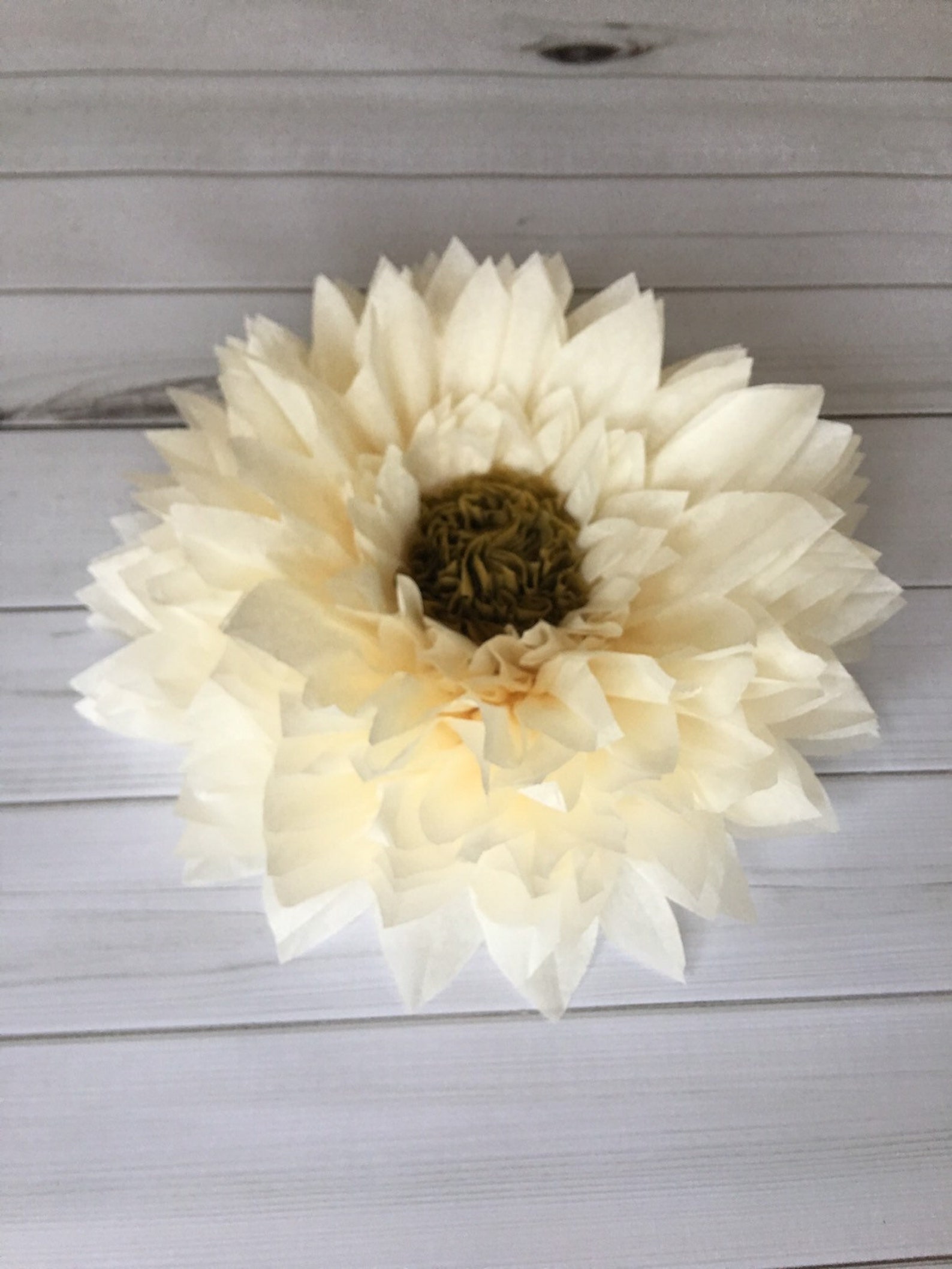 Giant Cream Paper Flower for Wall Decor Wedding Flowers Etsy