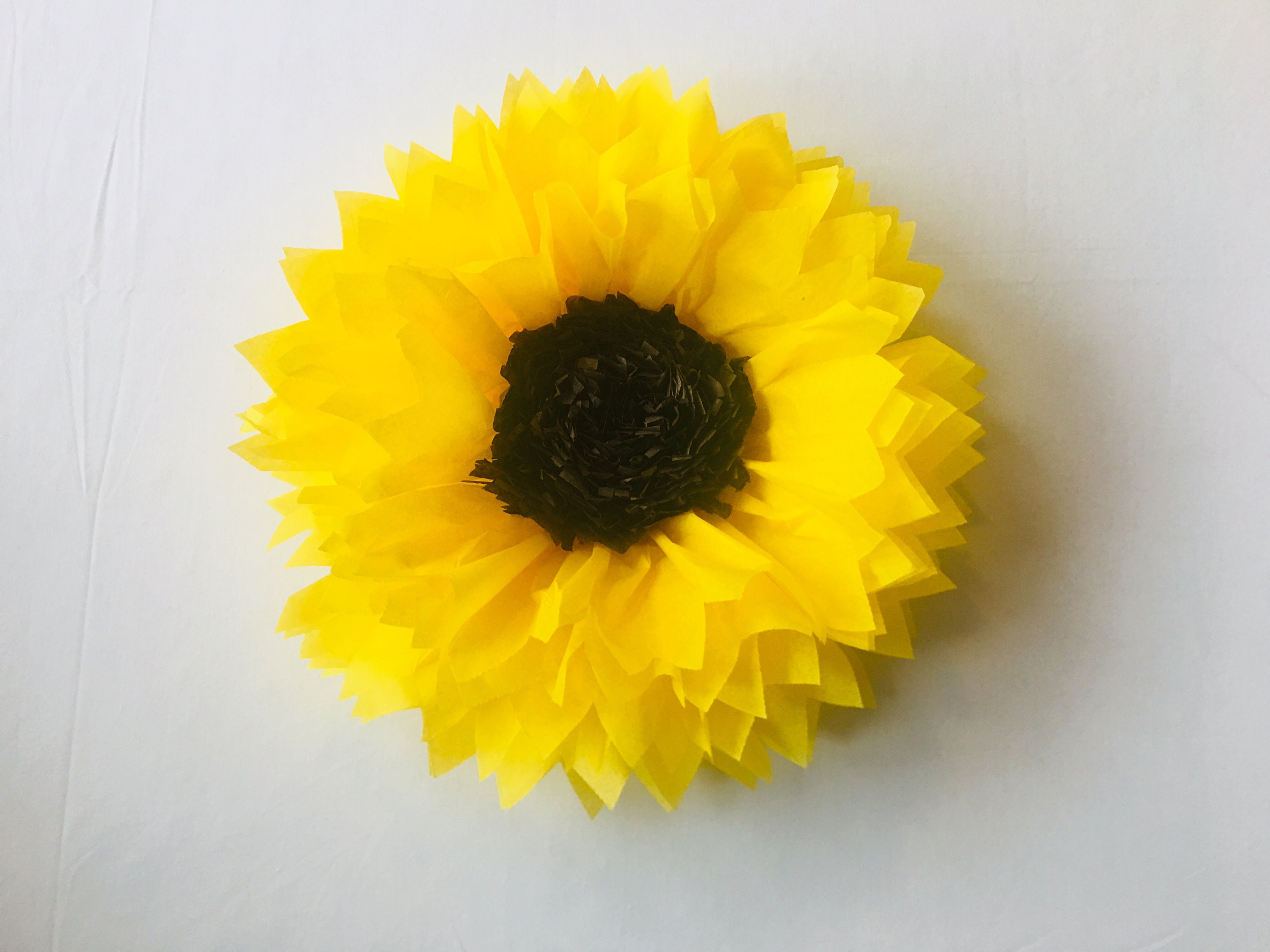 Tissue Paper Sunflowers for Rustic Sunflower Weddings and Etsy