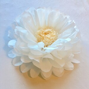 Large White Tissue Paper Flower for Weddings Bridal Showers - Etsy