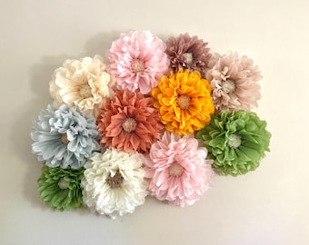 Wildflower baby shower decor, baby in bloom baby shower decor, wild one first birthday party decor, tissue paper flower wall