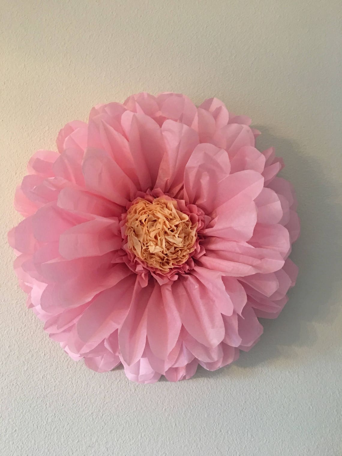 Large 14 pastel paper flower set for parties room decor Etsy