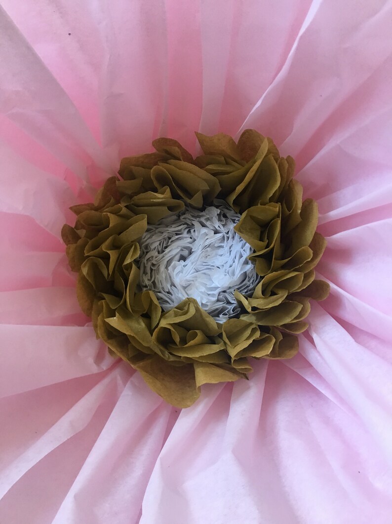 Large Pink Paper Flower for Wedding Decor Bridal or Etsy