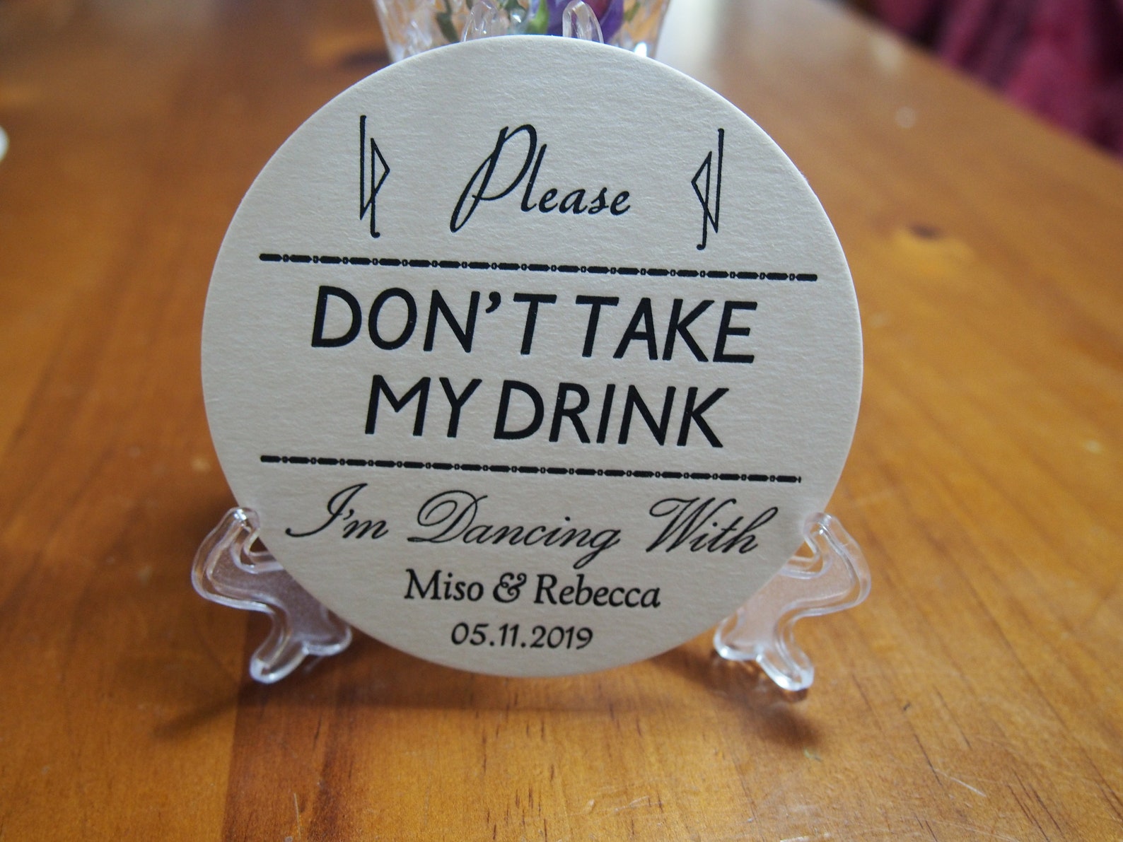 Please Don't Take My Drink I'm Dancing. Letterpress - Etsy Australia