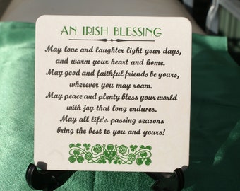 Irish Blessing Coasters x 100