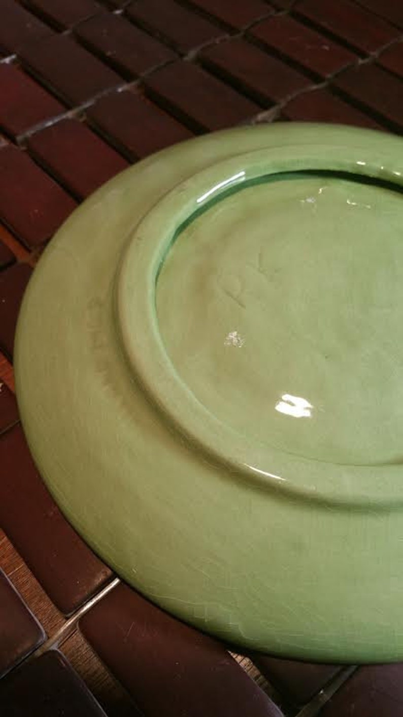 Lettuce Cabbage Pale Green and White Dinnerware Set Plates and Etsy