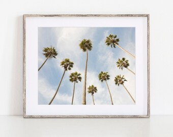 Palm Tree Prints, California Palm Trees, Los Angeles Wall Art, Tropical Beach Prints, Venice Beach Palm Trees, Tropical Home Decor
