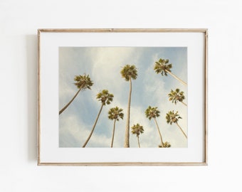 Palm Tree Prints, California Palm Trees, Los Angeles Wall Art, Tropical Beach Prints, Venice Beach Palm Trees, Tropical Home Decor