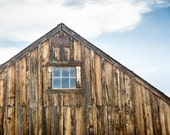 Wood Wall Art, Rustic Wall Decor, Old Country Barn Pictures, 8x10 Photographic Print, Distressed Wood, Brown Wall Art - Old Barn in Bodey