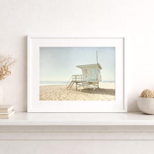 Malibu Prints, California Beach Art, Lifeguard Tower Picture, Beach Photography, Landscape Wall Art - 'Malibu Lifeguard Tower' image 8